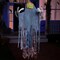 67" Halloween Animatronics Standing Pumpkin Ghost with Light-Up Head, Movable Arms (Sound Activated) for Halloween Decorations Animated Life Size Ghost Outdoor/Indoor Yard Patio Lawn Decor